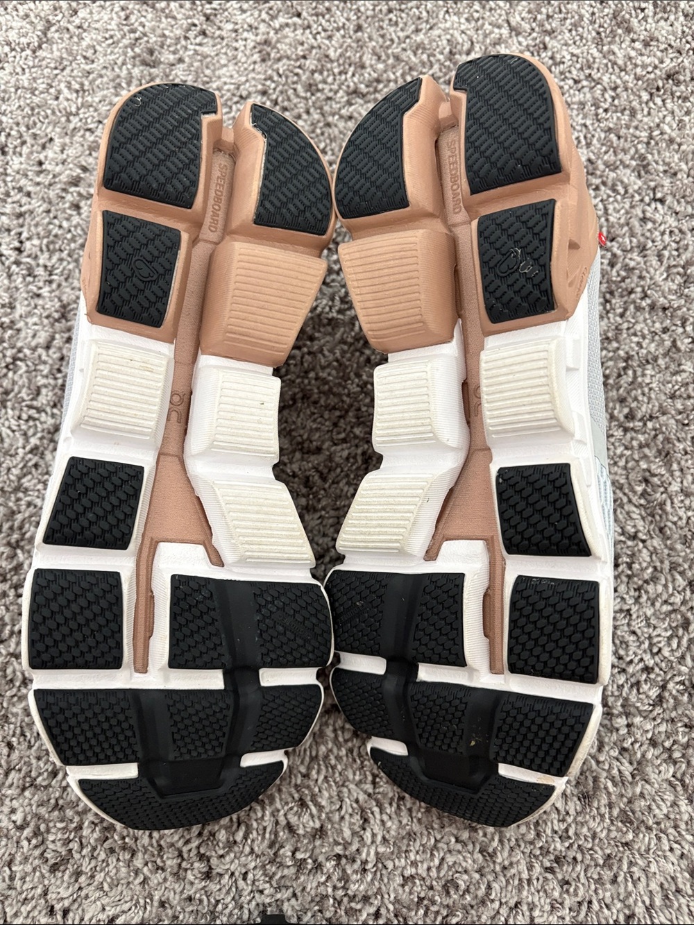On Running Women’s Sneakers in Light Gray, Black & Brown - Picture 6 of 6